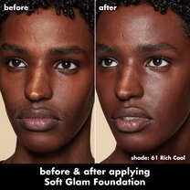 Soft Glam Satin Foundation, 61 Rich Cool - rich with cool undertones