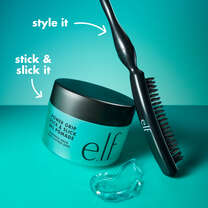 Power Grip Stick & Slick Hair Gel + Brush, 