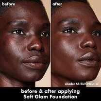 Soft Glam Satin Foundation, 64 Rich Neutral - rich with neutral undertones