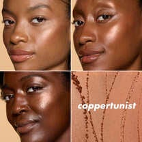 e.l.f.'s Halo Glow Powder Highlighter in Copper Skin Tone Chart