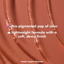 Copper Etiquette Rosy Copper Blush Texture Swatch