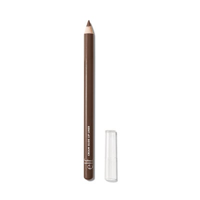 Cream Glide Lip Liner, Dark Cocoa - Deep Brown e.l.f. Cream Glide Brown Lip Liner Pencil - Dark Cocoa
