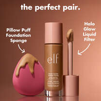Pair the Pillow Puff Foundation Sponge with Halo Glow Liquid Filter