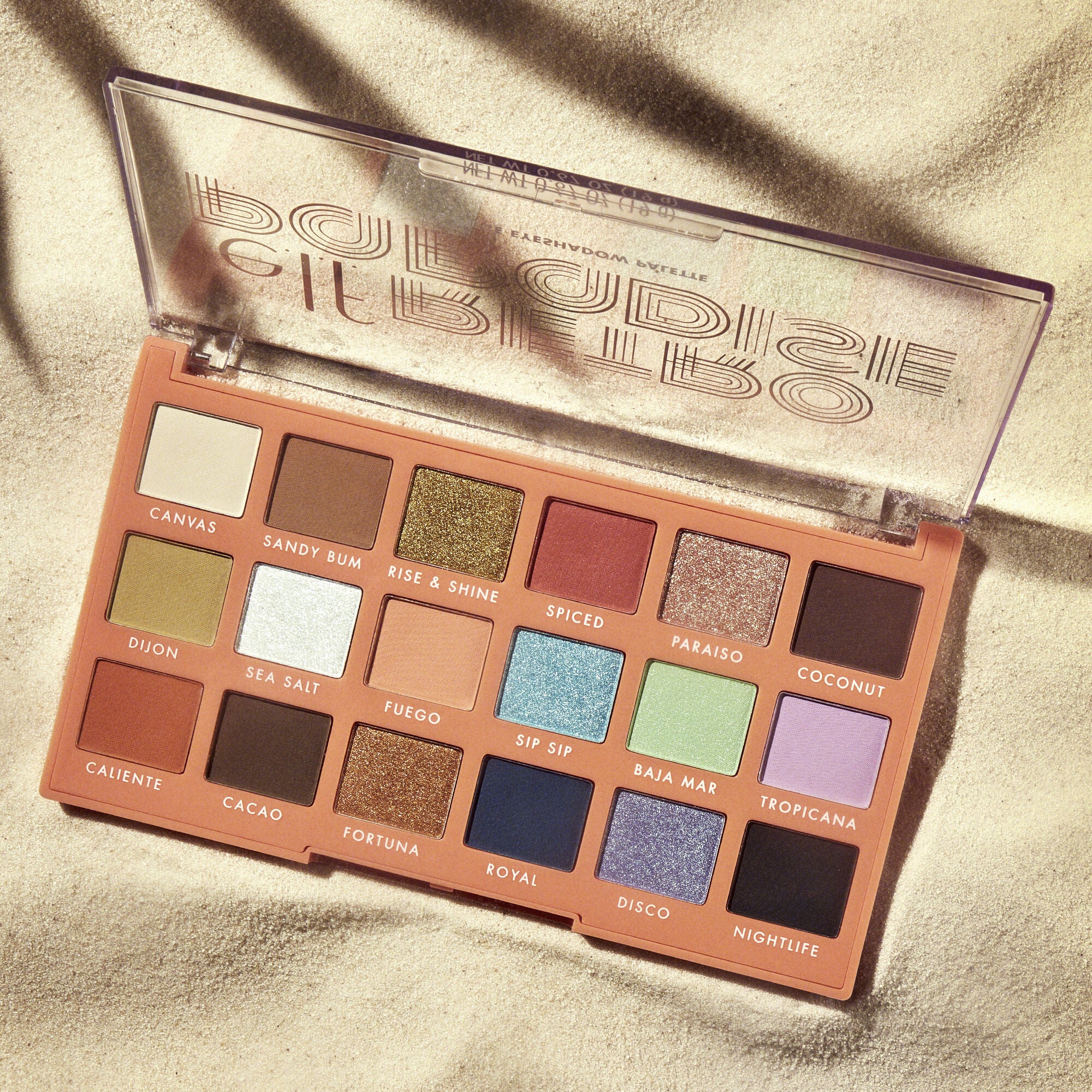 elf Retro Paradise 18 pc Eyeshadow Palette e.l.f. Cosmetics UK