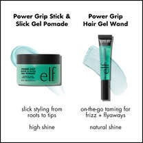 Power Grip Stick & Slick Hair Gel + Brush, 