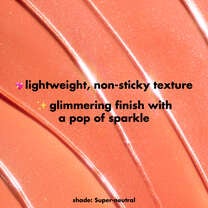 Glow Reviver Lip Oil Glimmer, Super-neutral - Rosy Beige + Multicolor Pearl