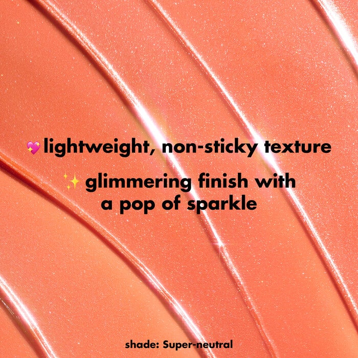 Glow Reviver Lip Oil Glimmer, Super-neutral - Rosy Beige + Multicolor Pearl