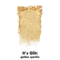 Fine As Fleck Golden Glitter Eyeshadow Swatch