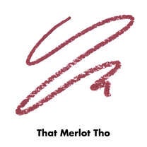 That Merlot Tho Burgundy Lip Liner Swatch 