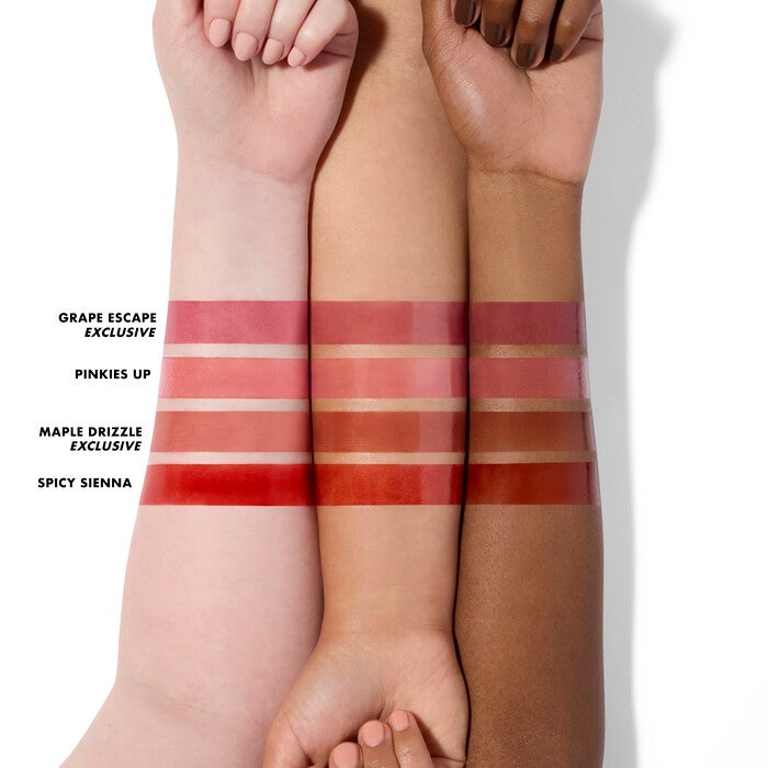 Glossy Lip Stain Shade 4 Days Lip Kit Arm Swatches