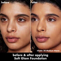 Soft Glam Satin Foundation, 30 Medium Warm - medium with warm undertones