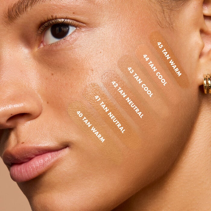 Soft Glam Satin Foundation, 43 Tan Cool - tan with cool undertones