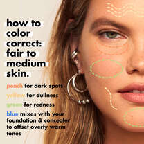 How to Colour Correct for Fair to Medium Skin