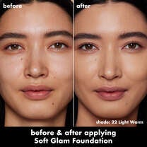 Soft Glam Satin Foundation, 22 Light Warm - light with warm undertones