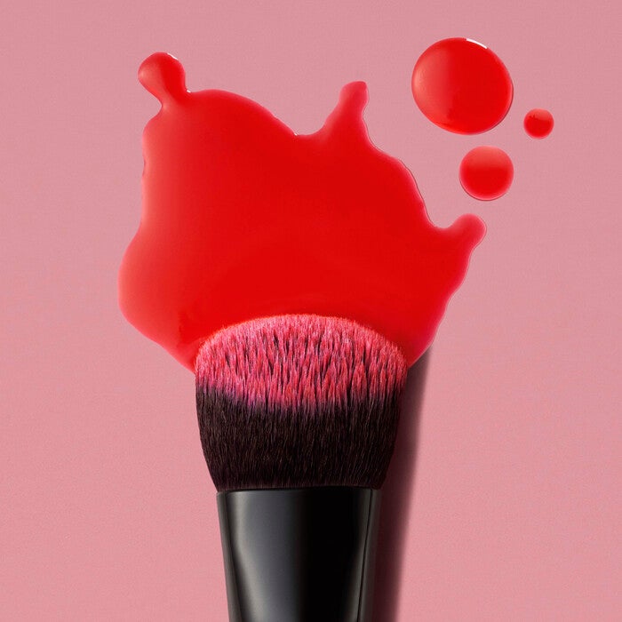 Sheer For It Blush Tint, Left on Red - sheer red