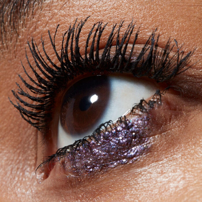 close up of eye with mascara