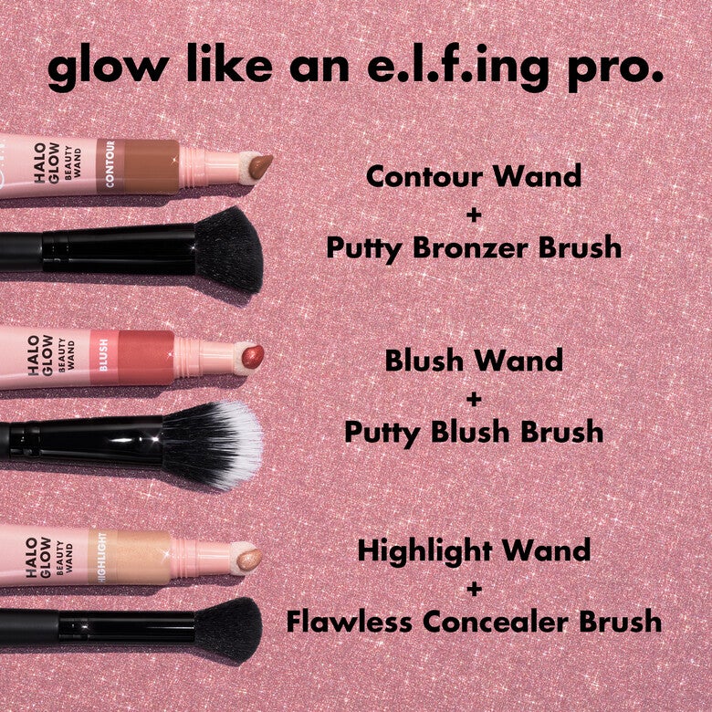 Halo Glow Liquid Blush Wand Candlelit e.l.f. Cosmetics