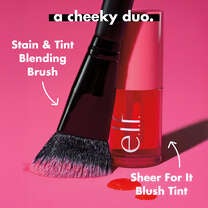 Sheer For It Blush Tint, Left on Red - sheer red
