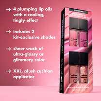 4 Plumping Lip Oils with 2 Exclusive Shades