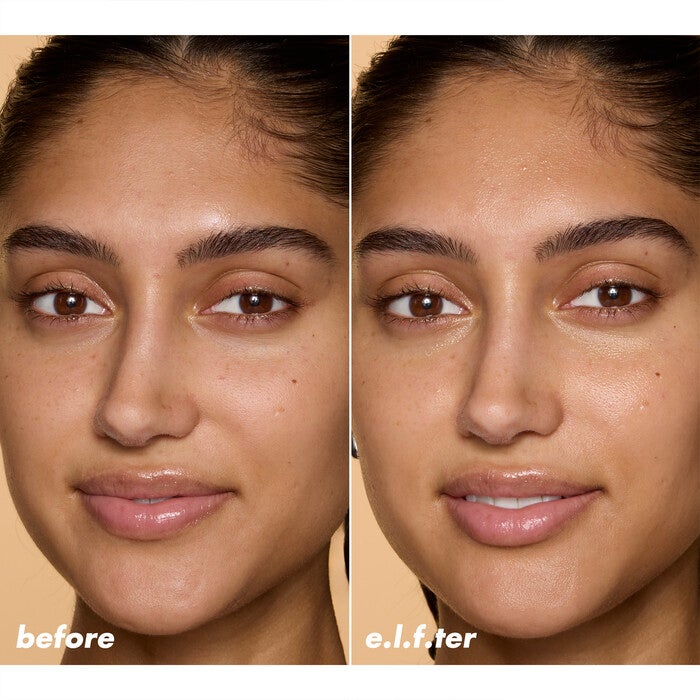 Before and After Using Bright + Brew-tiful Eye Cream and Bright Icon Vitamin C + E + Ferulic Serum