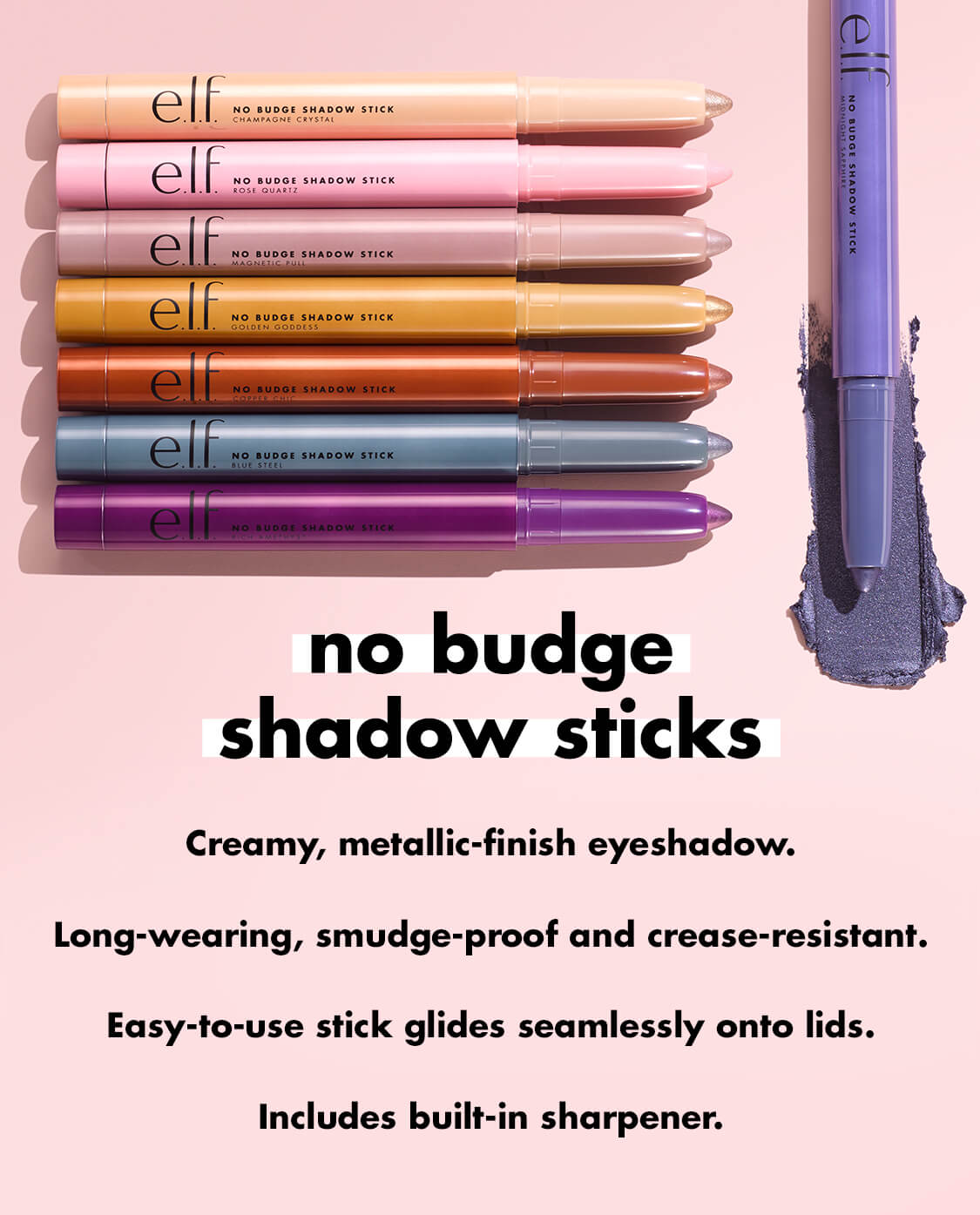 No Budge Cream Eyeshadow Sticks