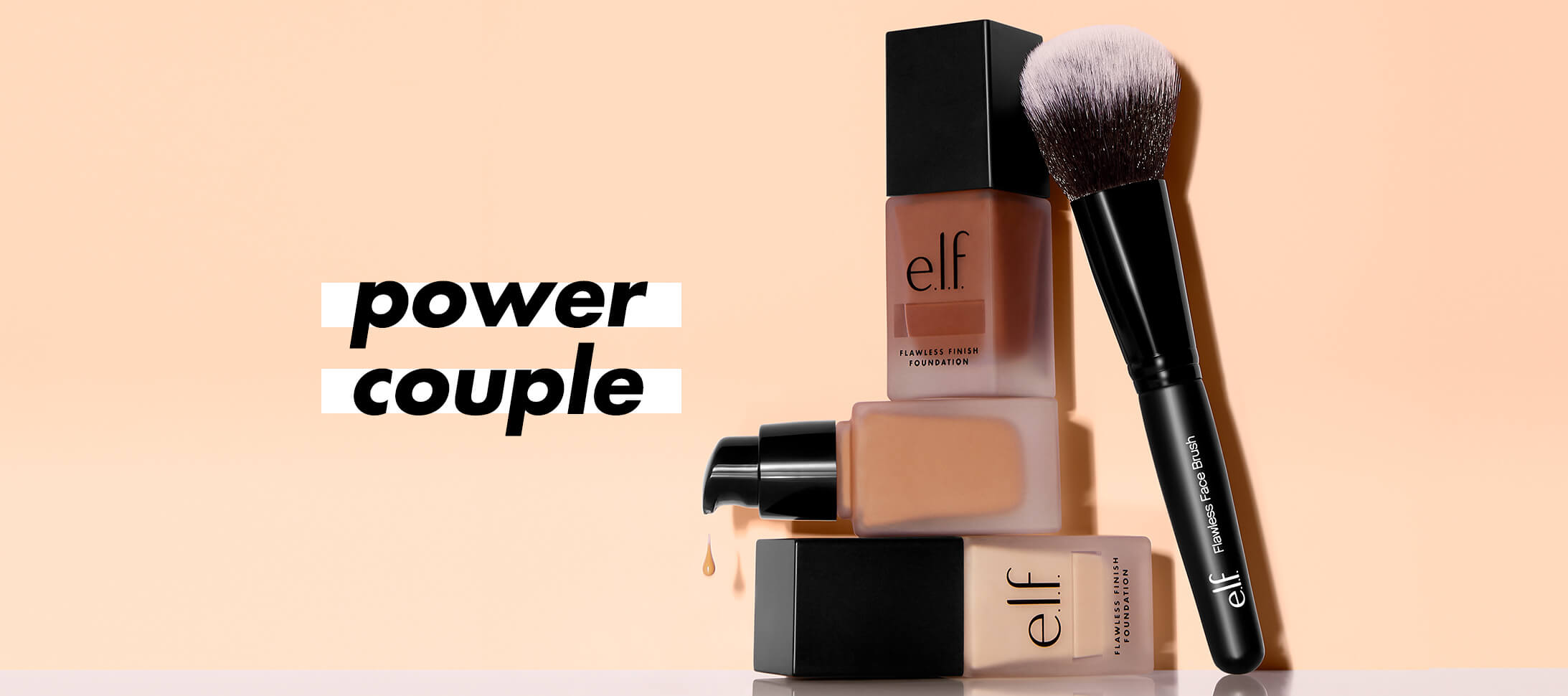 Collage of a few e.l.f. products
